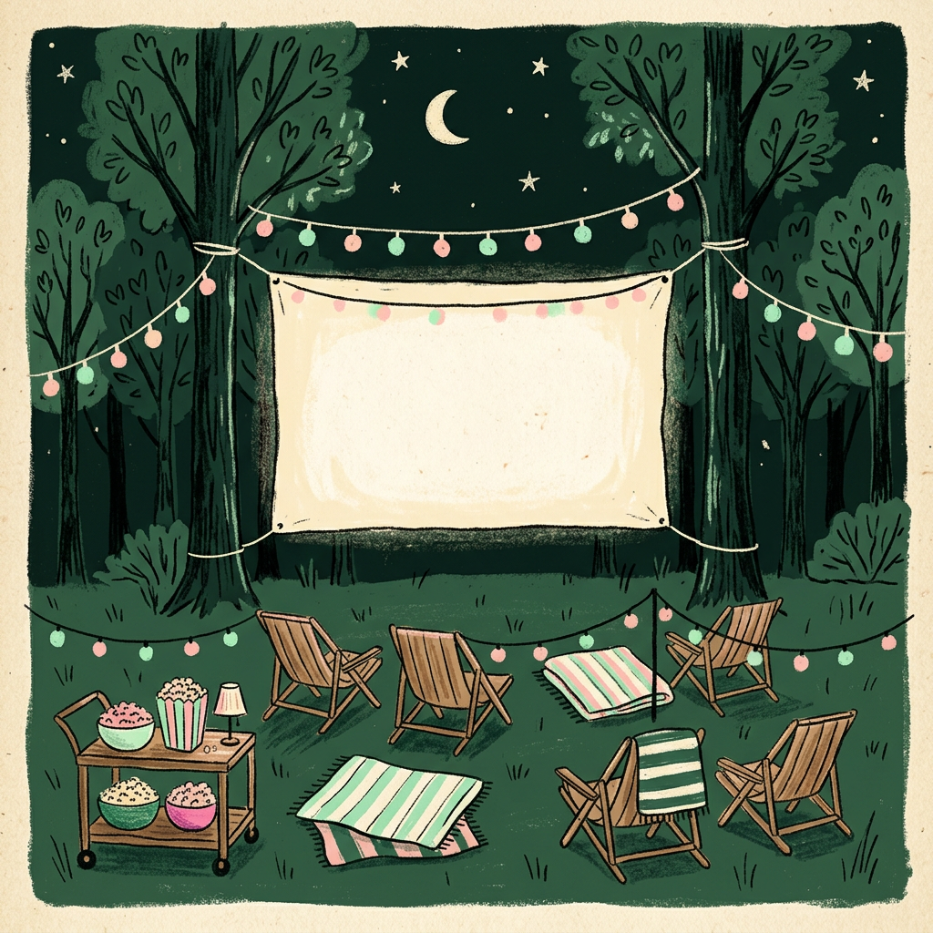 Illustration d'exemple : Ciné en plein air